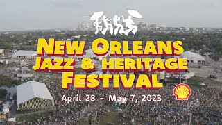 Official Jazz Fest 2023 Talent Announcement Video [upl. by Ahsilek]