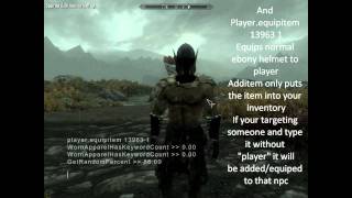 How to find most of skyrims npc and item ids  and some other useful commands [upl. by Bodwell]