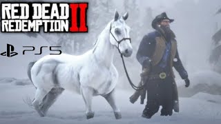 RED DEAD REDEMPTION 2  Domei minha primeira égua pegamos barra de ouro  EP 06  para PS5 [upl. by Berstine]