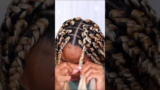 LARGE BOX BRAIDS  PERFECT GRIP  BEGINNERS FRIENDLY [upl. by Yajet175]