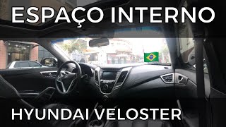 Espaço interno Hyundai Veloster  Brasil [upl. by Adnilram888]