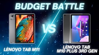 Lenovo Tab M11 vs Lenovo Tab M10 Plus 3rd Gen  Full Comparison [upl. by Haissi995]