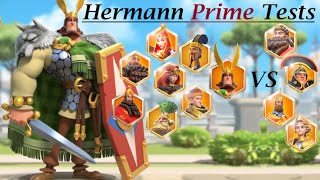 Hermann Prime Tests  Rise of Kingdoms deutsch [upl. by Nyvets]