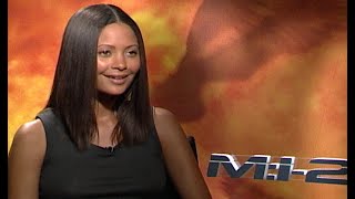 Rewind Thandie Newton on Tom Cruise automatic weapons and Mission Impossible 2 car stunts 2000 [upl. by Teilo]