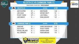 Kilsyth CC v Chirnside Park CC [upl. by Ailegna]