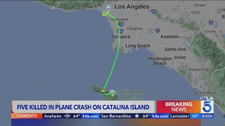 Five killed in plane crash on Catalina Island [upl. by Octavla918]