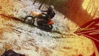 KTM 690 R Enduro  LeoVince Exhaust  GoPro Footage [upl. by Aerb]