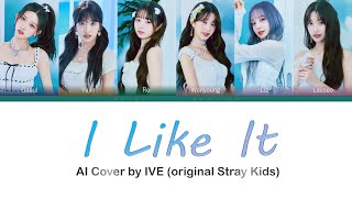 AI Cover I Like It by IVE original Stray Kids [upl. by Buyers]