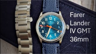 Farer Lander IV GMT 36mm Unboxing [upl. by Bluh]