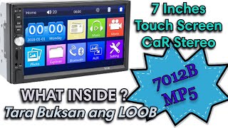 What Inside of 7012B Touch Screen Car Stereo Review [upl. by Socem]