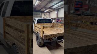 DIY BED ON OLD FARM TRUCK🔩 [upl. by Chud556]