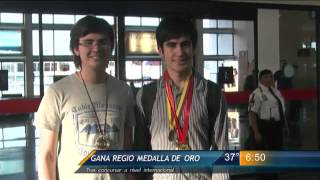 Las Noticias  Gana regio medalla de oro [upl. by Anidan]