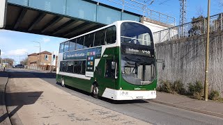 Nice Lothian Country Volvo B9TLWright Eclipse Gemini 843MXZ1753 SN57DDO  Route X27 [upl. by Aissatsana123]