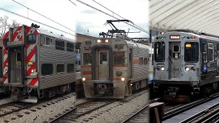 Railfanning Downtown Chicago 3722 [upl. by Arihat]