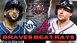 LIVE Braves win series over Rays  Austin Riley and Matt Olson step up Michael Harris Injured [upl. by Tita]