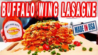 BUFFALO WING TORTILLA LASAGNE  Karanteenikokki ep 23 [upl. by Eniarol]