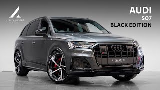 Audi SQ7 Black Edition TFSI Quattro  Walkaround [upl. by Elleved]