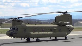 CH 47 Chinook Start amp Take Off 18Mar19 [upl. by Genna]