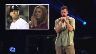 Adam Sandler Hallelujah Sandy Screw Ya 121212 [upl. by Cohlier]