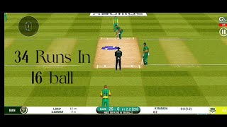 Liton Das 34 runs against south africa  Rc20 gameplay  Mr Nahian Noyon [upl. by Alekat461]