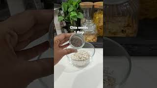 Overnight Oats Recipe  Oats Chia Seeds Breakfast for Weight Loss [upl. by Liv78]