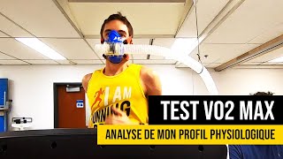 Test et analyse de mon profil physiologique  Vo2Max VMA Seuil anaérobie et aérobie [upl. by Harimas]