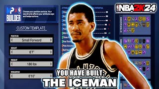 Best quotTHE ICEMANquot George Gervin BUILD in NBA 2K24 [upl. by Ramat871]