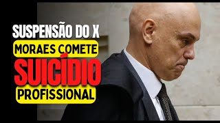 ALEXANDRE DE MORAES TERÁ ORDEM CONTRA O X DESRESPEITADA stf elonmusk política [upl. by Lerrej]