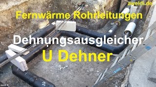 Fernwärme Ulm verlegen von Rohren im Erdreich für die Stadtwärme in Ulm YT Channel FHD [upl. by Eniaral]