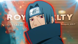 Itachi quotBadassquot  Royalty EditAMV  Very Quick Project File [upl. by Angadresma]