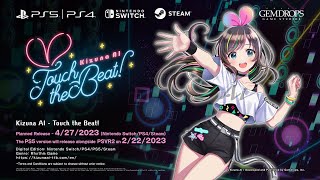 Official Kizuna AI  Touch the Beat  Official 1st Trailer [upl. by Ahsinid]