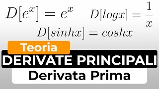 Derivata di Funzioni Elementari Lista Completa  Derivata Prima  Analisi Matematica 1 [upl. by Oren110]