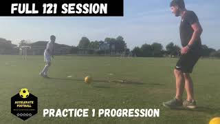 Full 121 Session  121 Football Training Drills  Inc Coaching [upl. by Chappell2]