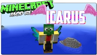 TOMBENPOTTERS ICARUS MOD 1710 ESPAÑOL  Craftea alas y vuela en survival  MINECRAFT MODS [upl. by Divine]