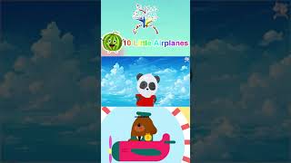 10 Little Airplanes  Song for Kids  Count 1 to 10 With EduFam Nursery Rhymes amp Kids Songs [upl. by Enyamrahc]