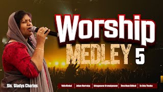 Worship Medley 5  Sis Gladys Charles  Jeyam Ministries  Healing to the Brokenhearted [upl. by Bonacci180]