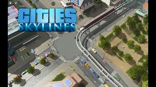 Cities Skylines  Timed Traffic Lights เลี้ยวซ้ายผ่านตลอดเมื่อปลอดภัย [upl. by Rattan]