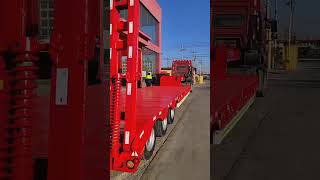 4Axle Flatbed Trailer Low Flatbed SemiTrailer Brand 3 Axle 40FT Flatbed Semi Trailer Flatbed Truck [upl. by Gwenneth435]