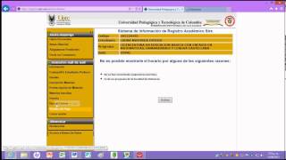 Sistema de Informacion y Registro Academico SIRA [upl. by Season]