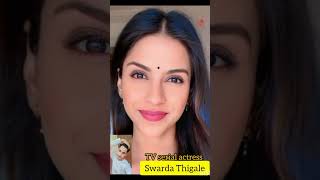 Swarda Thigale old and young TV serial actress shorts [upl. by Sauncho]