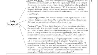 Writing a personal narrative essay [upl. by Reg]