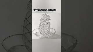 Easy pineapple drawing 🍍 need a one subscribe 🙂❤️ plz subscribe shorts viralshort [upl. by Ernesta]