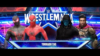 WWE 2K24 SpiderMan  Miles Morales v Electro  Mysterio  Community Creations [upl. by Nirre316]