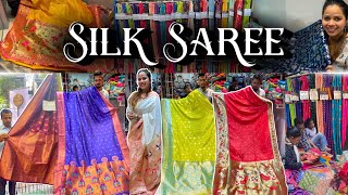 दादर मार्केट Dadar Saree Market  SILK SAREE in Affordable Prices  Cheapest Market in Mumbai [upl. by Odyssey]