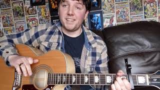 Gerry Cinnamon fickle mcselfish guitar lesson [upl. by Aerdnaeel]