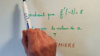 Nombre dérivé  retrouvez lexpression de la fonction numérique  MATHS PREMIERE [upl. by Attalanta]