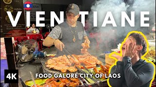 Vientiane  Food Galore City of Laos  4K [upl. by Eekaz]