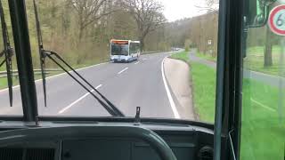 Unterwegs mit dem Mercedes Benz MB O305 ehemaliger Bonner Stadtbus Wagen 8603 [upl. by Mailiw]