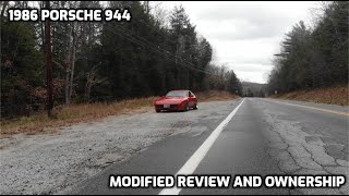 1986 Porsche 944  Modified Review and Ownership [upl. by Adniuqal]