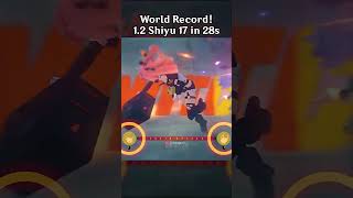 WORLD RECORD 12 SHIYU 17 IN 28S [upl. by Johnath]